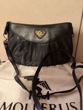 Maison Mollerus Tasche Schwarz/Gold