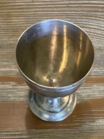 Eierbecher antik versilbert