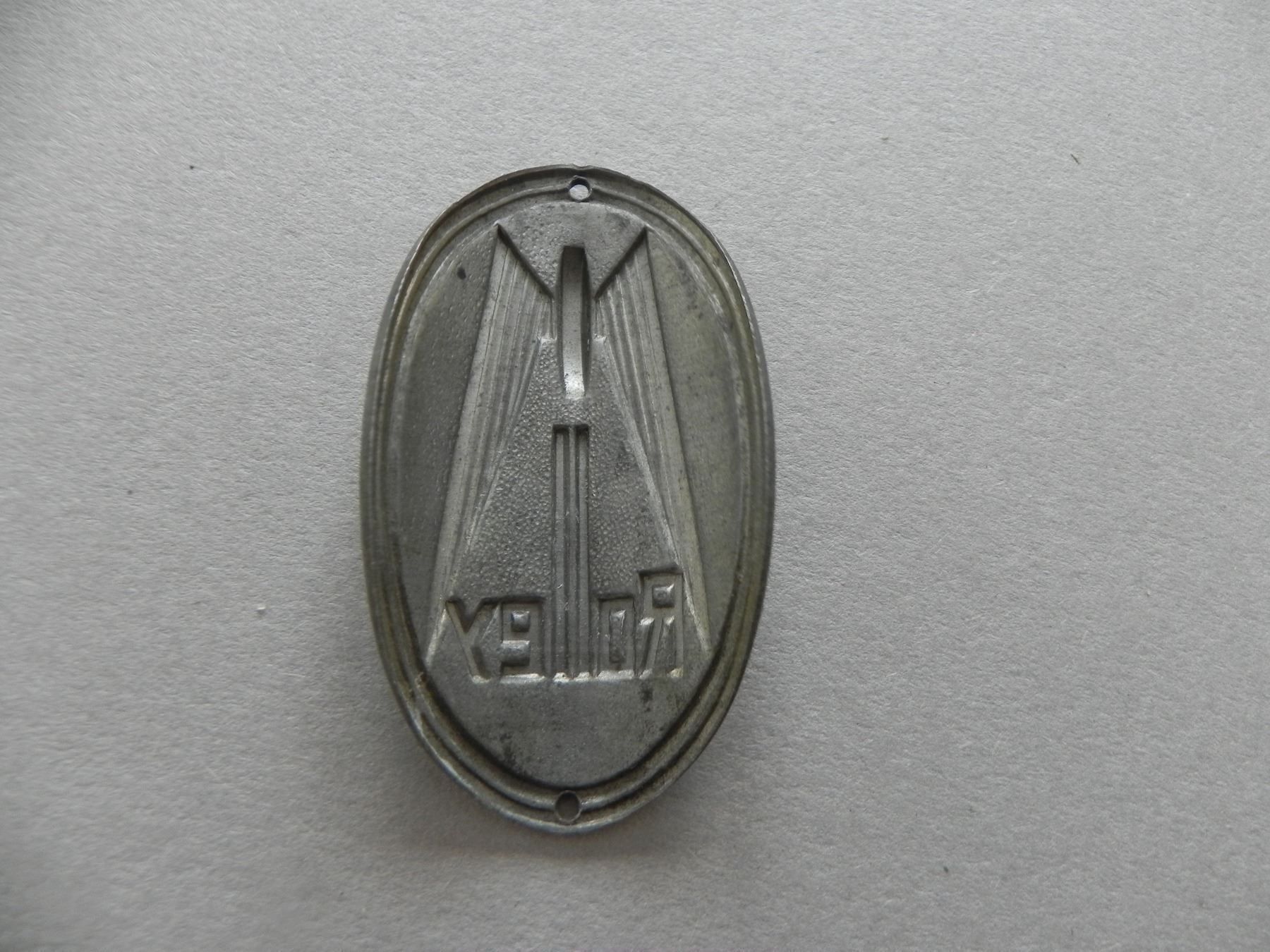 Schilder: Rolley Velo Rad Marken Emblem Guss – Gebraucht aus Siebnen von krimsie 1