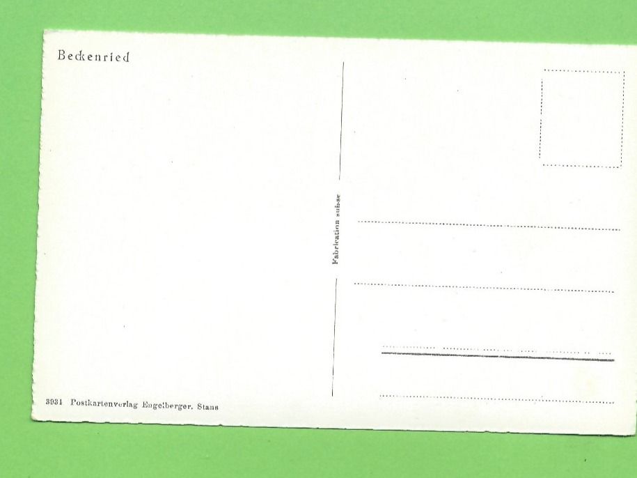 Cartoline postali: Beckenried – Nuovo (secondo la descrizione) da Zürich venduto da t24_de 1
