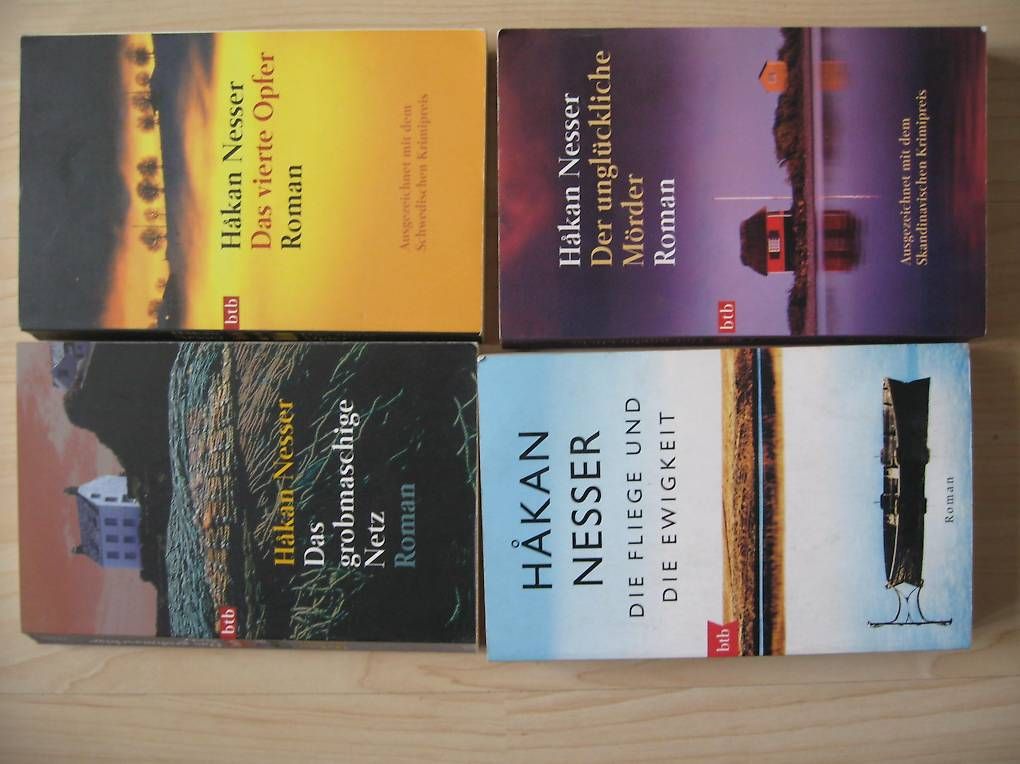 Libri: 4 x Thriller Hakan Nesser – Usato da Zürich venduto da Biker612
