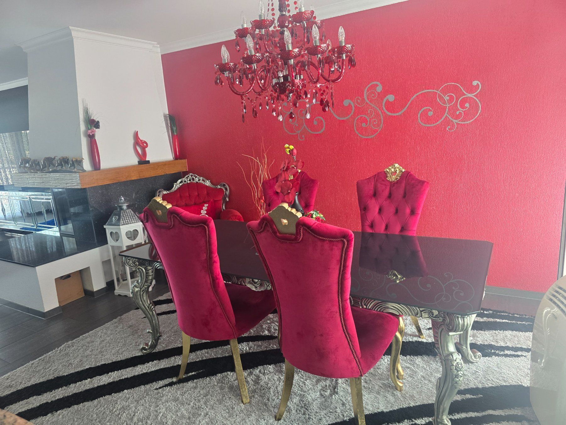 Sedie: Barock Stühle Rot/Gold – Usato da Strengelbach venduto da Him5