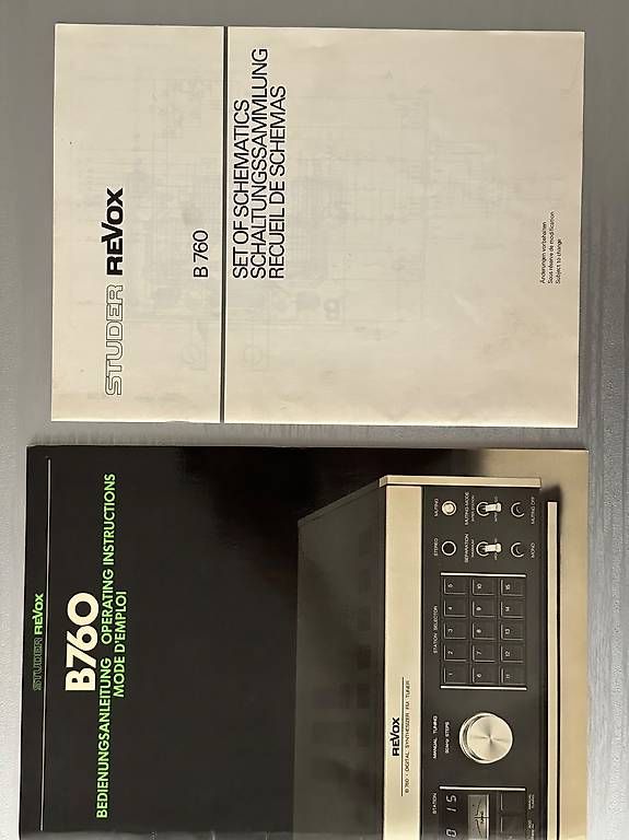 Revox Radio: Tuner Revox B760 – Usato da Territet venduto da sstorz 1