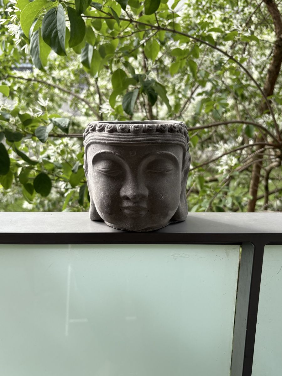 Sculture & Statue: Stone Buddha Candle Holder Statue Decor Zen – Usato da Genève venduto da ton_h779 1