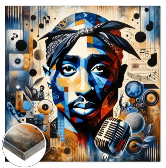Gemälde: Tupac the Master – Neu und originalverpackt aus Hergiswil NW von WonderprintsCH 8
