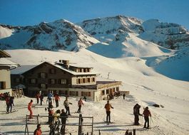 ADELBODEN Berghotel Hahnenmoospass - Ski-Läufer