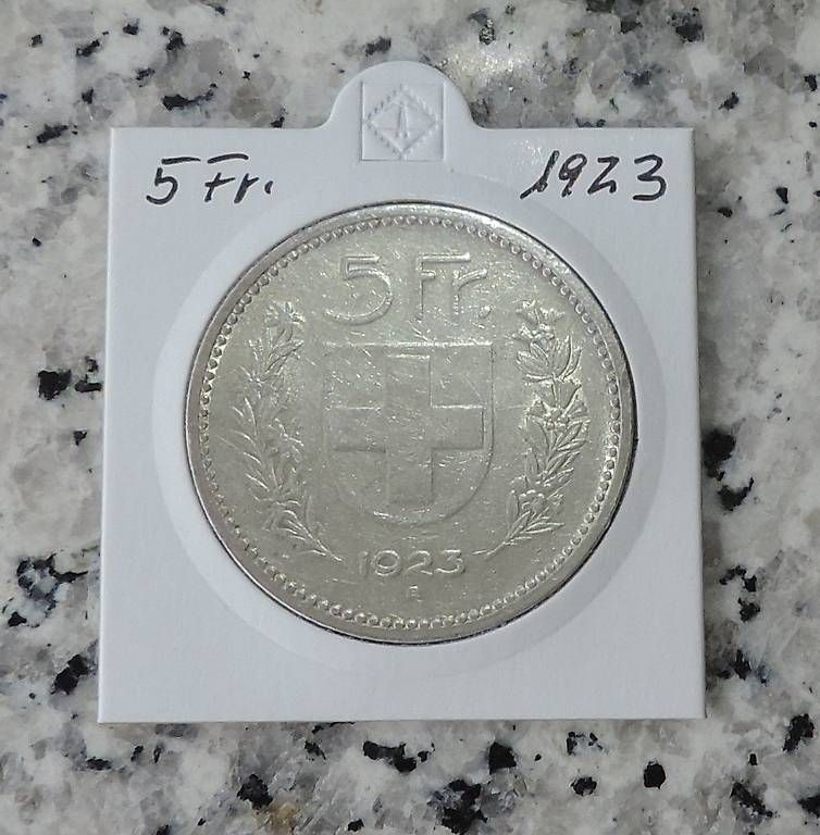Tutti le monete: 5 Franken 1923 – Usato da Gommiswald venduto da Malediven2025 3