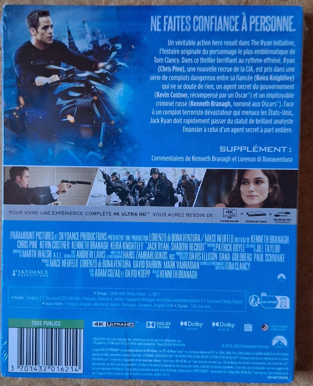 Alle DVDs: The Ryan Initiative - Shadow Recruit - 4K UHD – Neu und originalverpackt aus Schmitten FR von Sidewinder 1