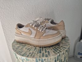 Nike Air Jordan 1 Elevate Low Plateau – Beige/Weiss – Gr.38
