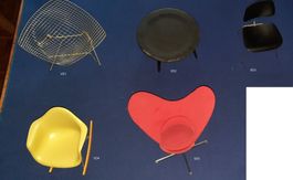 5 Vitra Miniaturen Möbeli 1:6 defekt ohne Booklet/Verpackung