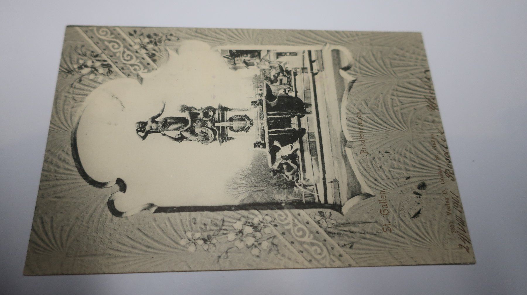 Cartoline postali: St. Gallen Broderbrunnen  1901 – Usato da Cormoret venduto da Pascalll2001 1