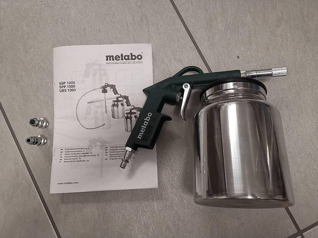 Alle Werkzeuge: Metabo Sandstrahlpistole SSP 1000 + Sandstrahlmittel NEU – Gebraucht aus Büttikon AG von adrianomartins 1