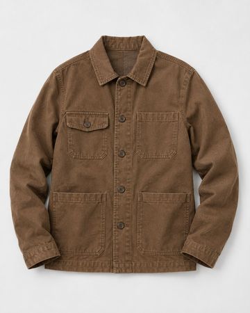 Veste utilitaire UNIQLO Homme – Taille M – Marron - Neuve
