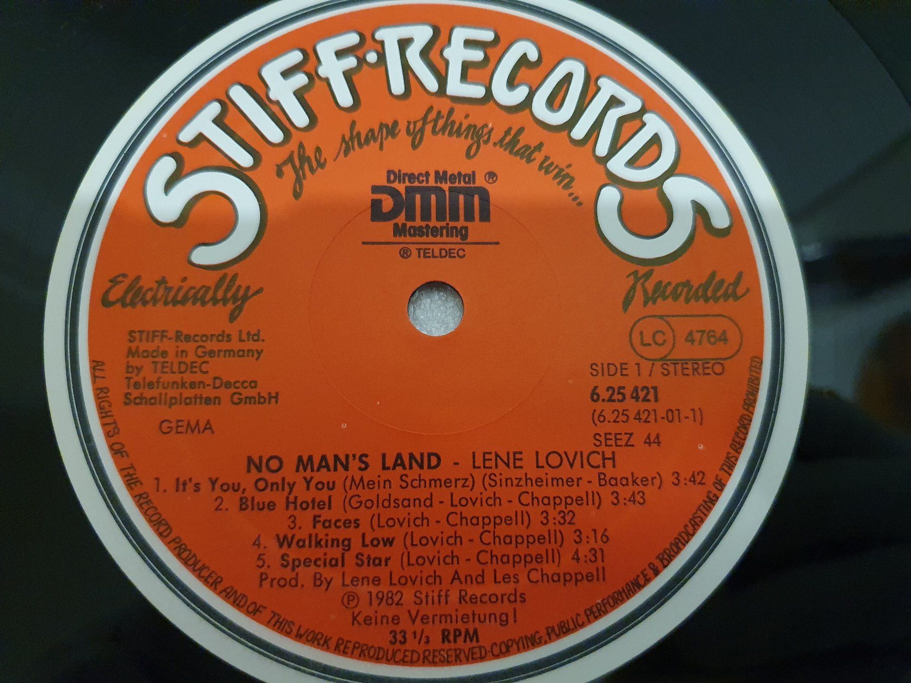Dischi in vinile: Lene Lovich – No Man's Land – Usato da Uster venduto da Vinyl-Leidenschaft 3