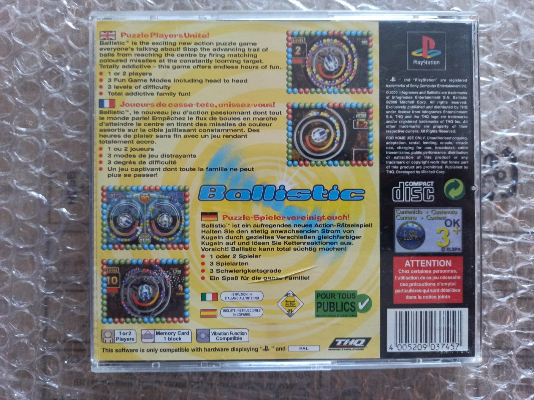 Giochi: Ballistic PS1 – Usato da Oberweningen venduto da mar_87mx 1