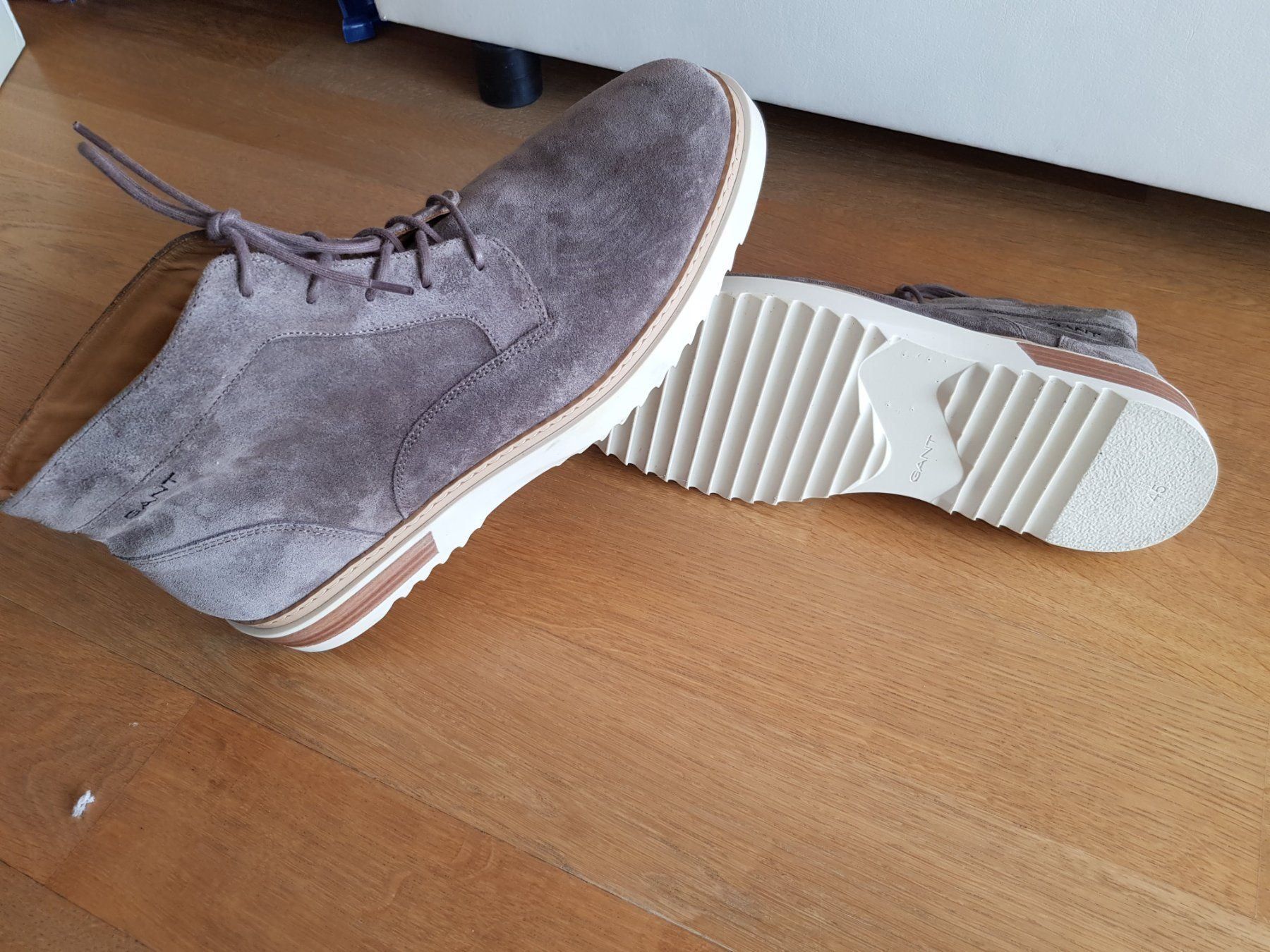 Gant Scarpe da uomo: Gant Velourslederschuhe Gr.45 – Nuovo e nell'imballaggio originale da Reinach AG venduto da innamac 3