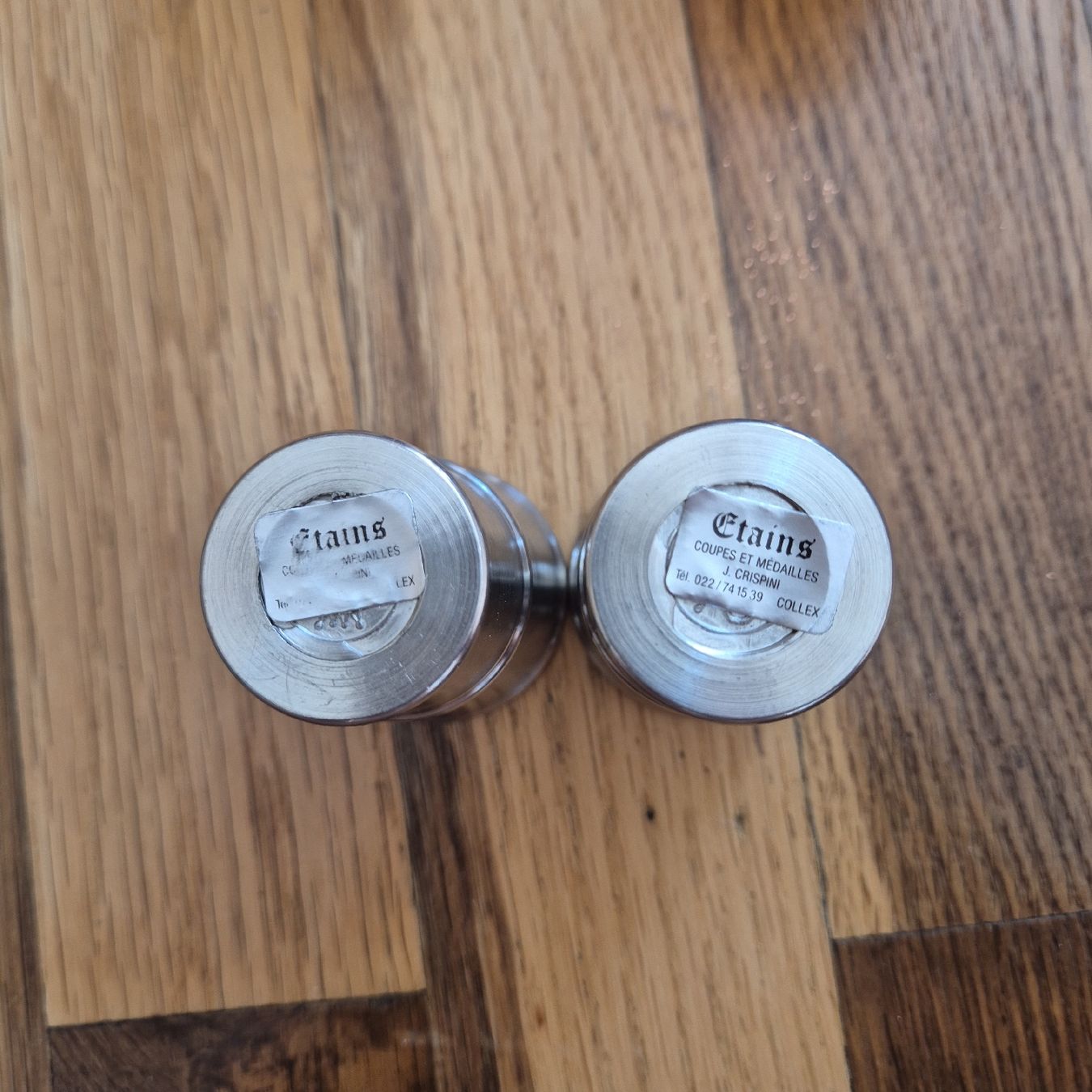 Sigg Gläser: Lot de 7 gobelets en étain  – Gebraucht aus Versoix von Lenas9 5