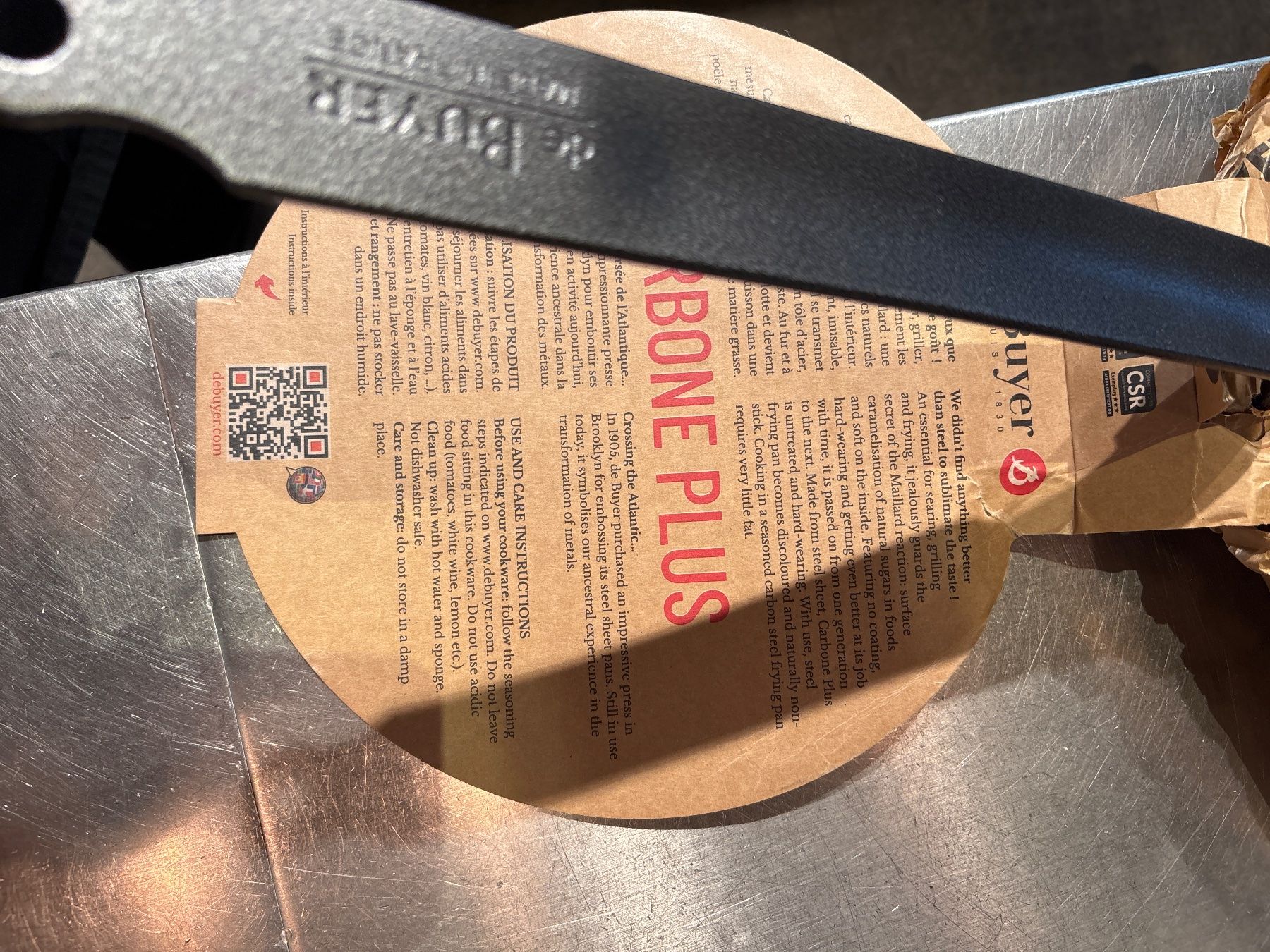 Padelle: de Buyer Pfanne – Nuovo e nell'imballaggio originale da Zürich venduto da Hombre84 1