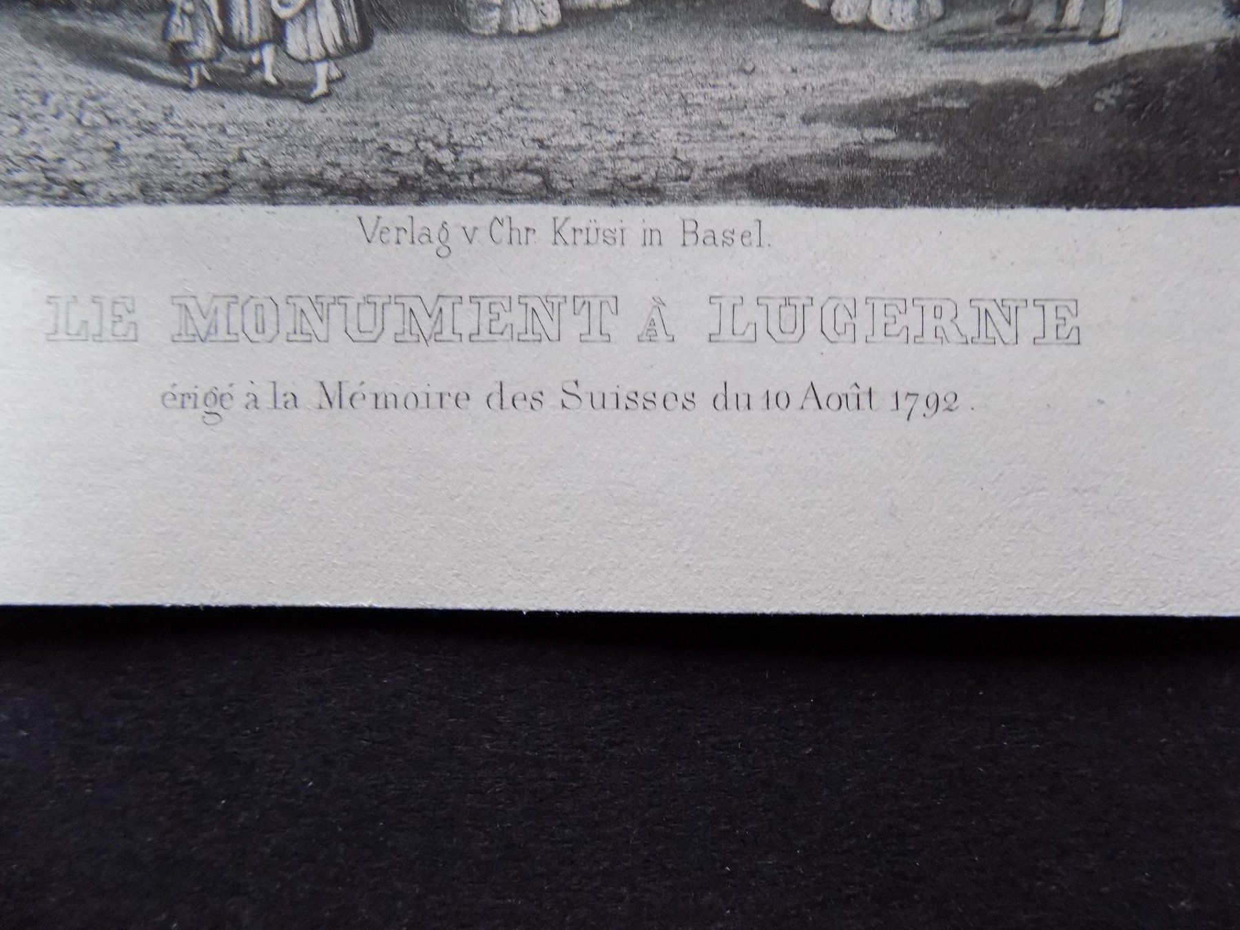 Gravures: Luzern Löwendenkmal – D'occasion à Risch par Rischli15 2
