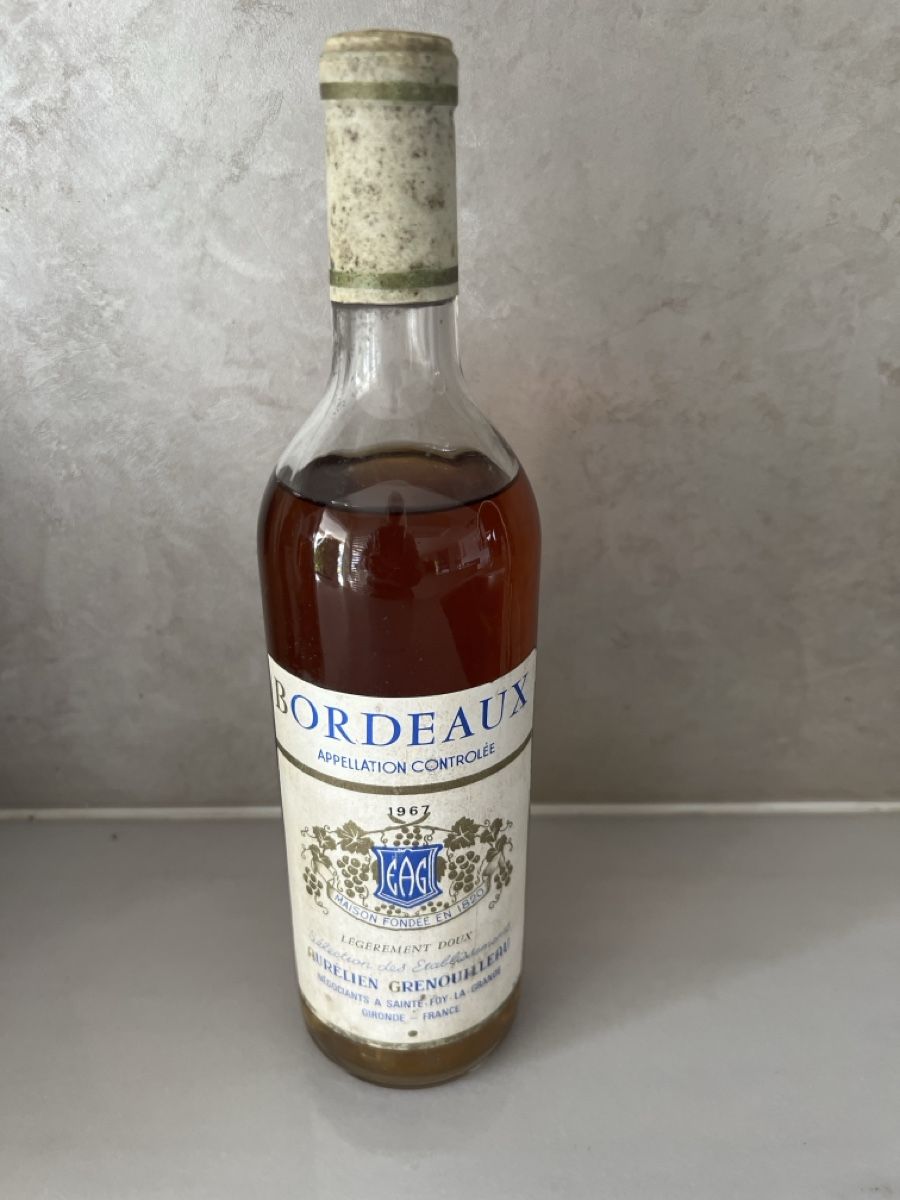Vino: Aurelien Grenouilleau 1967 – Nuovo (secondo la descrizione) da Erlenbach ZH venduto da good_catch