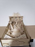 Western Pinball Holzbausatz fertig aufgebautc