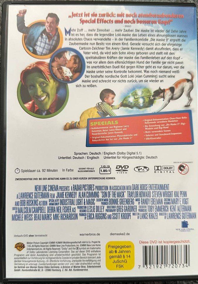 Alle DVDs: Die Maske 1+2 DVD Set, Jim Carrey – Gebraucht aus Beringen von Mantafisch1 3