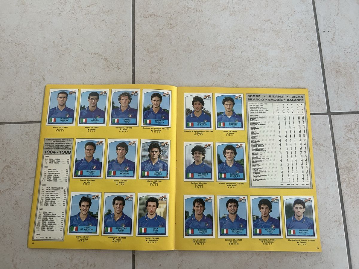 Panini Alben: Panini Euro 1988 komplett – Gebraucht aus Binningen von Flagello 7