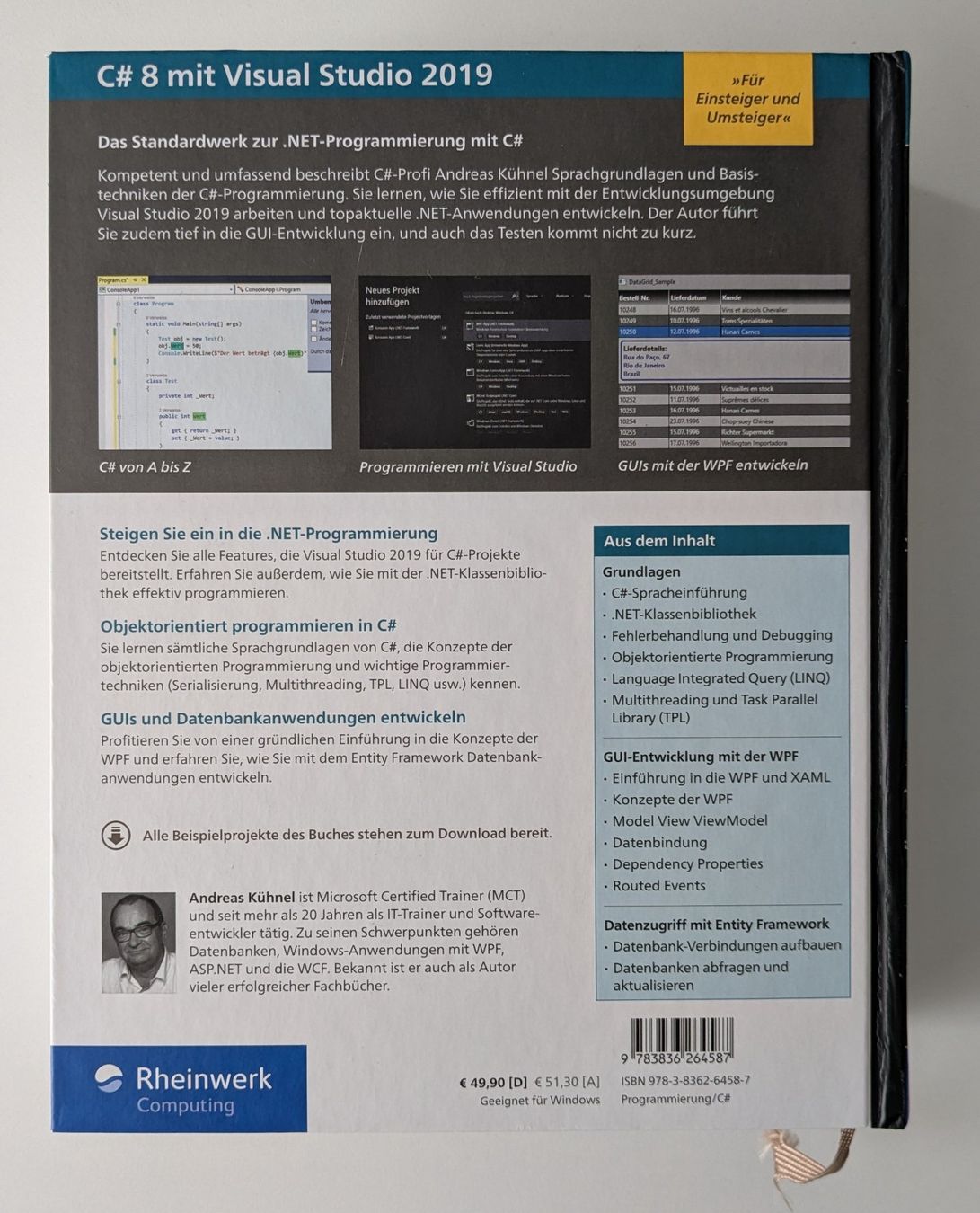 Libri: C# mit Visual Studio 2019 (8. Auflage) – Usato da Schönenberg TG venduto da mik_66 1