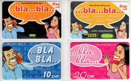 4 ..bla...bla.. Prepaid Telefonkarten