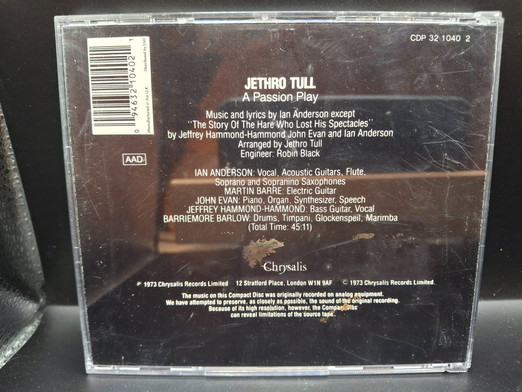 CDs: Jethro Tull – A Passion Play – Gebraucht aus St.Gallen von jalamusic 1