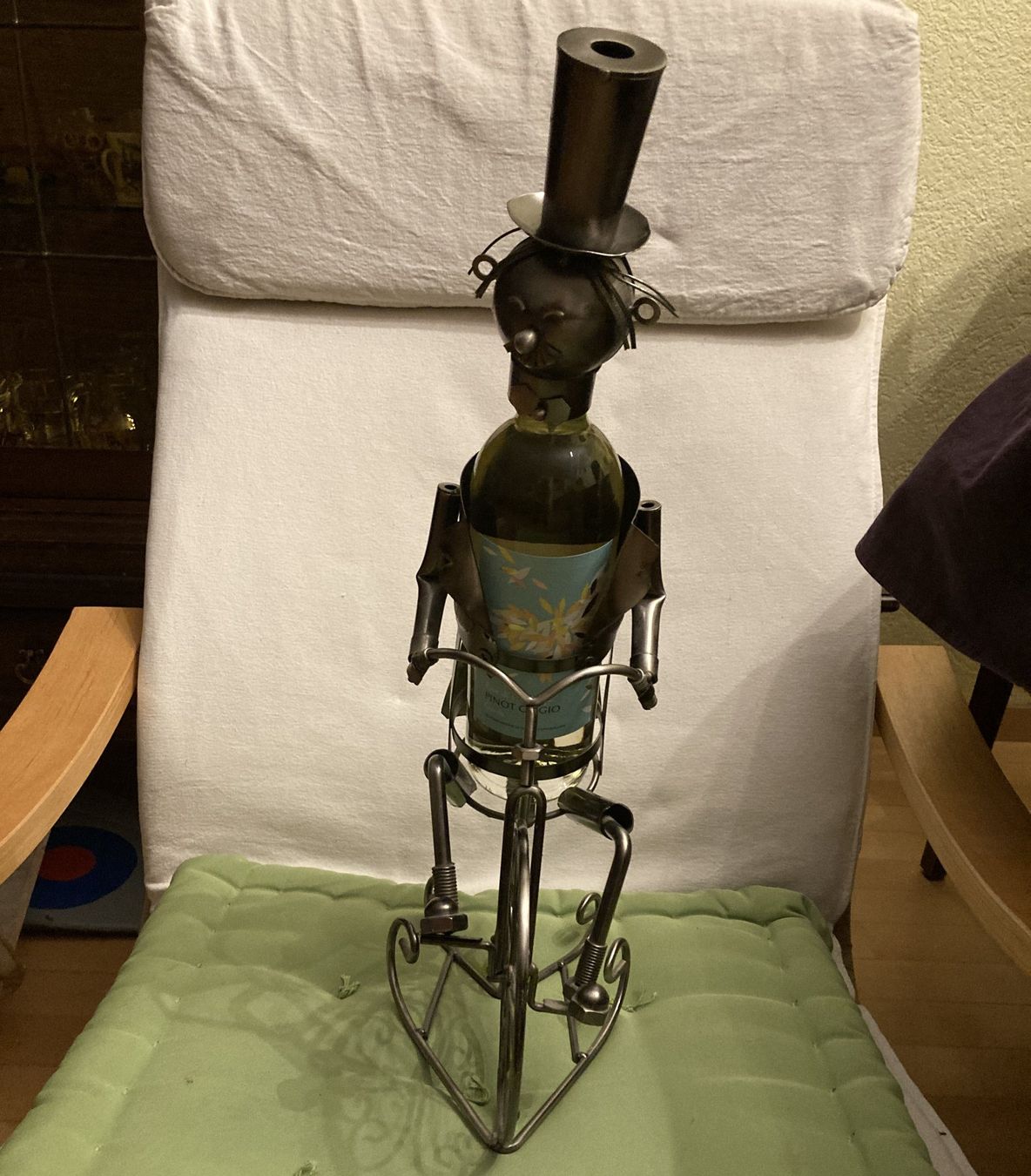 Tutte le decorazioni: Weinhalter Velofahrer Unikat – Usato da Tagelswangen venduto da Harubi2 1