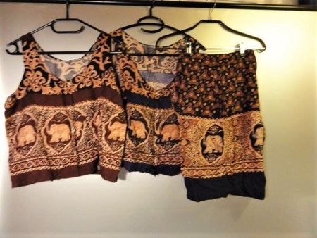 ❗Jetzt =15.- Fr. !!❗1x Wickel Mini Jupe + 2x Shirt -Thailand