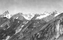 Grosser St. Bernhard (VS) Grandes Jorasses und Mont Dolent