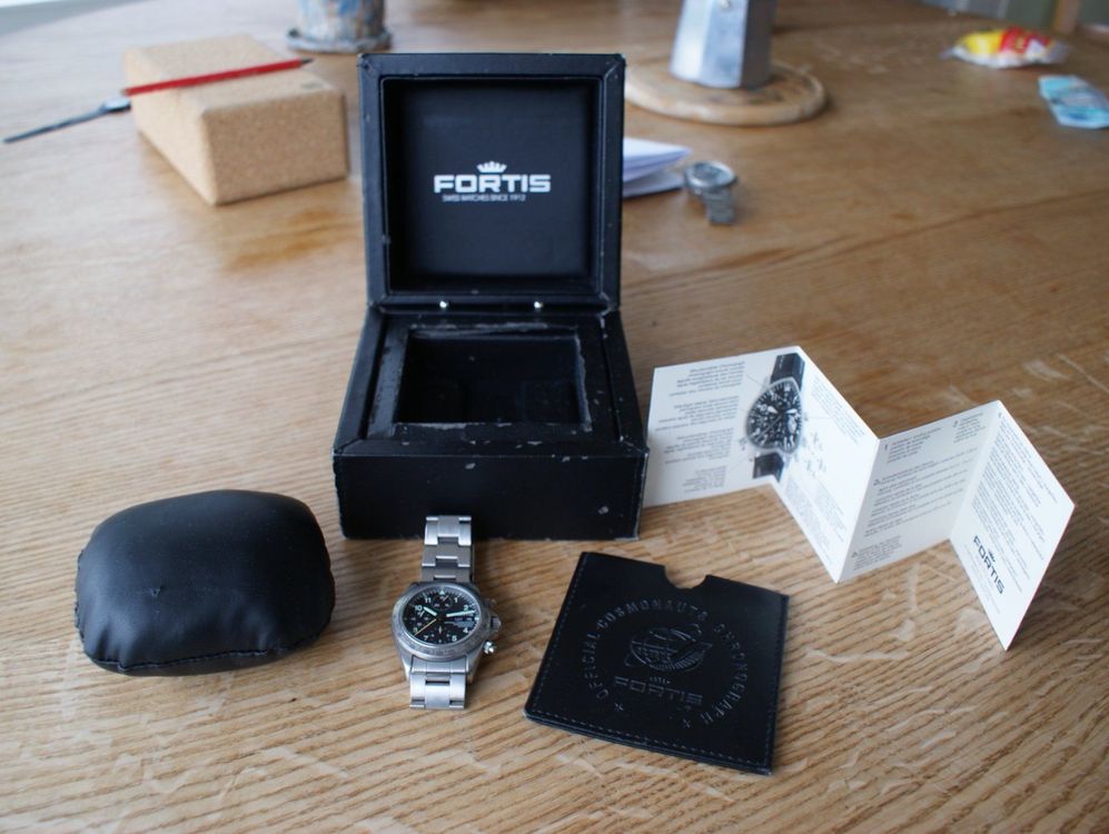Fond De Boîtier Fortis Sablé Pour Montre Cosmonauts - Référence 638.22.141, Acier Inoxydable, Neuf Avec étiquette, Suisse