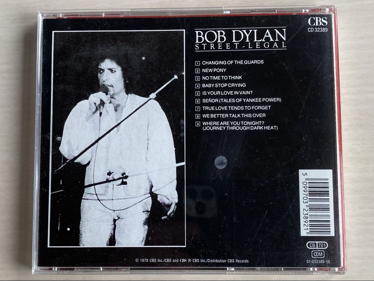 CD: Bob Dylan CD - Street-Legal – Usato da Oberried Brienz venduto da Chyara 1