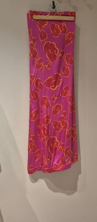 Hosen Damen pink mit Blumenmuster Grösse XL BELDONA