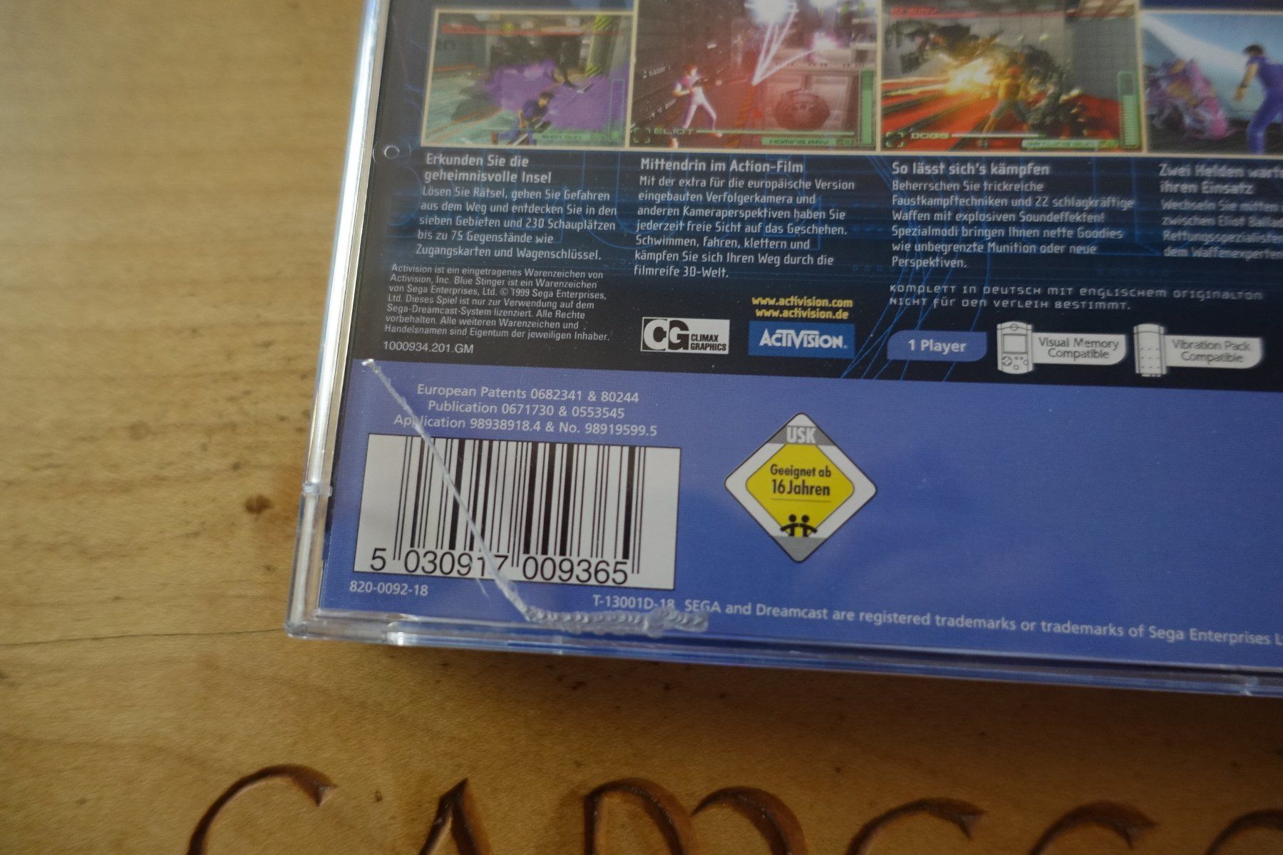 Sega Jeux: Blue Stinger – D'occasion à Steinach par Gamecet 3