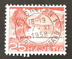 Nr.302 GESTEMPELT 1949 St.Gallen