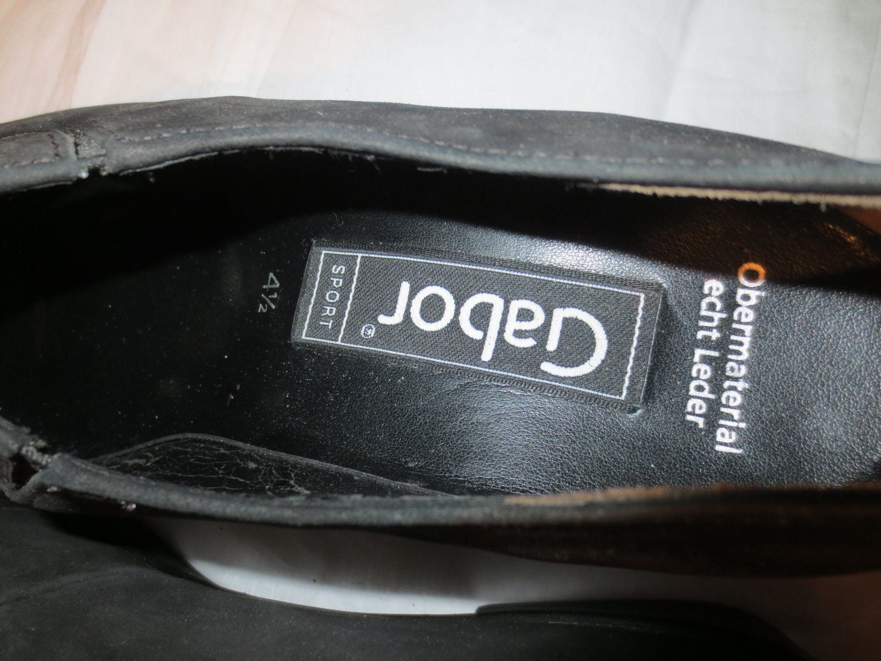 Gabor Scarpe da donna: NEU: Gabor schwarz, Gr. 37.5 Oberm.Leder – Nuovo (secondo la descrizione) da Männedorf venduto da Livingston 5