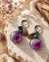 Amethyst Ohrringe (unbenutzt)