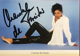 Chantal de Freitas 1967-2013 Autogramm signiert Foto 10x15cm