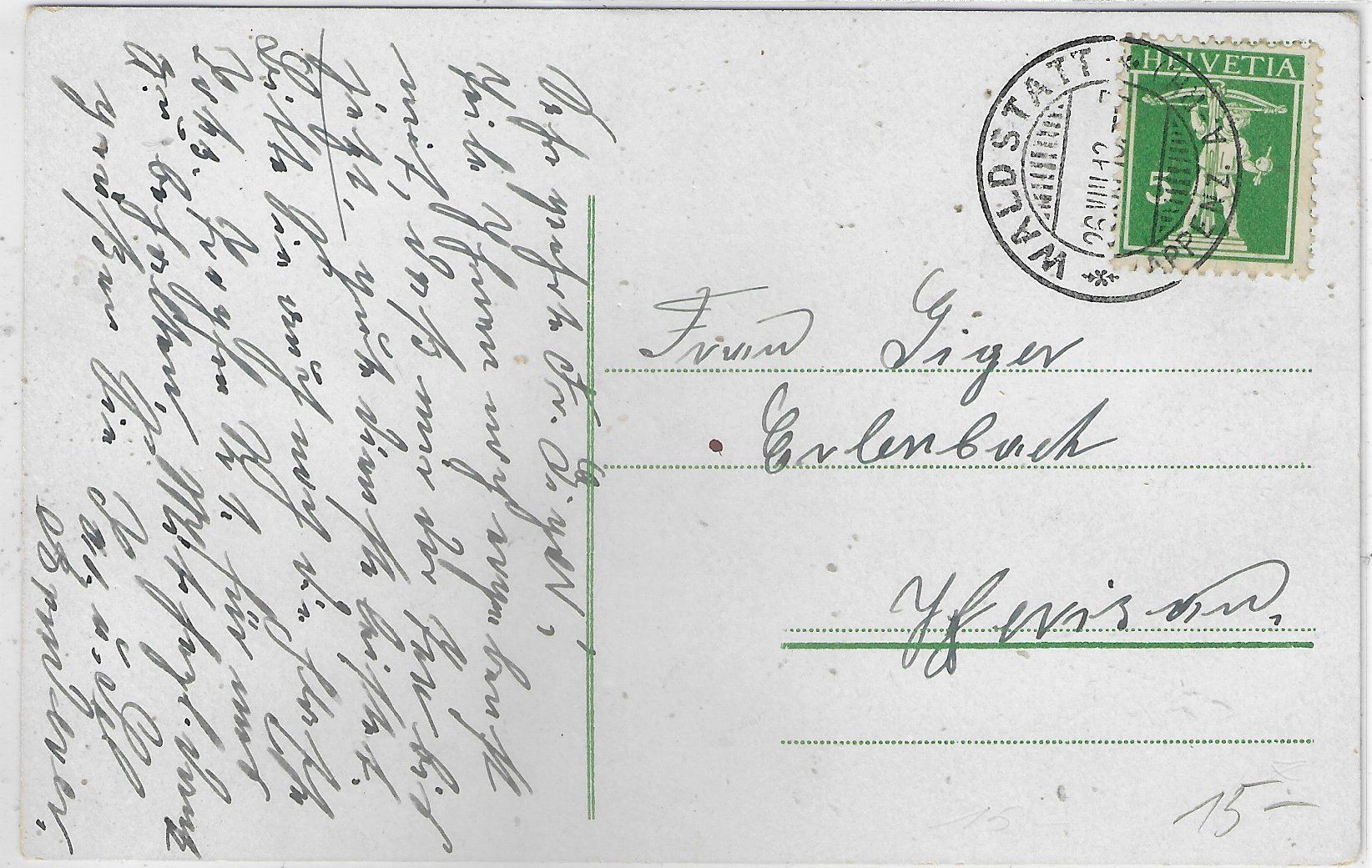 Cartoline postali: Herisau - Heinrichsbad – Usato da Ettingen venduto da Kartenplanet 1