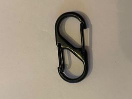Mousqueton design / cadenas de sûreté en S 3cm