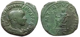 GORDIAN III Æ Sestertius (243 AD)