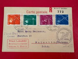 1952 FDC / Telegraphenmarken / Versand DDR