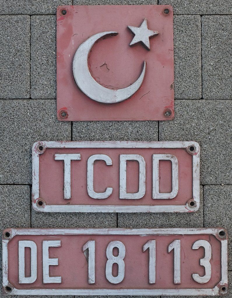 Insegne: Lokschilder Original TCDD Diesellok – Usato da Spiez venduto da Eiger73