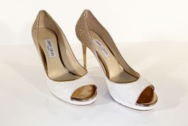 Jimmy Choo glitzer Pumps High Heels, Neuwertig, Gr. 41