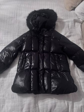 Benetton Winterjacke, Schwarz, Gr. 122 Top Zustand!