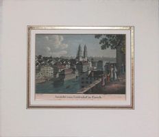 Zürich Lindenhof um 1835