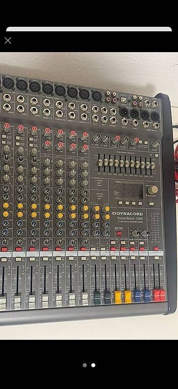Console di mixaggio: DYNACORD POWERMATE 1000-3  – Usato da Nebikon venduto da Electrovoice10